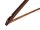 Hotel Hanger Chelsea with Security Pin and Trouser Bar DARK WOOD