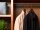 Hotel Hanger Chelsea with Security Pin and Trouser Bar DARK WOOD