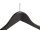 Hotel Hanger Burlington with Security Pin and Clips BLACK