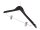 Hotel Hanger Burlington with Security Pin and Clips BLACK