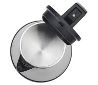 Emberton Bambus Willkommenstablett Tongwell Schwarz mit 0,5-Liter-Wasserkocher