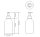 Round Bottle with Pump 500 ml brown