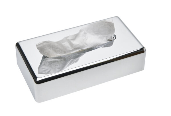 Kleenex Box SANIBOX Kunststoff in Chrom