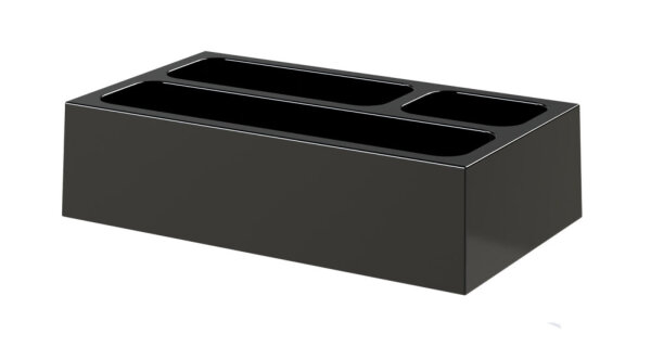 Melamine Sachet Holder ORCHESTRO black