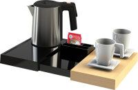 Welcome Tray ORCHESTRO with kettle integration black