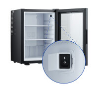 Emberton Hotel Minibar REDDITCH 40 L Thermoelectic with Glass Door