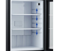 Emberton Hotel Minibar REDDITCH 40 L Thermoelectic with Glass Door and Power Switch