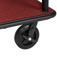 Luggage Trolley BIRDCAGE ø 50 mm Black with Black Carpet