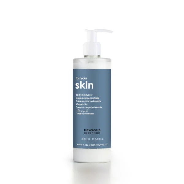 Travelcare Essentials Körperfeuchtigkeitscreme mit verschlossener Pumpe 380 ml