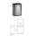 6 L Room Waste Bin with Anti-fingerprint brushed steel