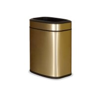 6 L Room Waste Bin with Anti-fingerprint gold