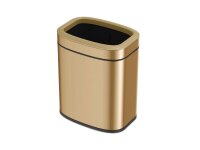 6 L Room Waste Bin with Anti-fingerprint gold
