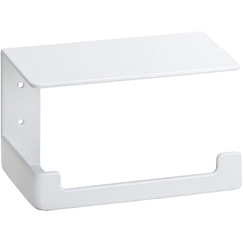 Universal-Toilettenpapierhalter mit Handy-Ablage, weiß