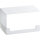 Universal-Toilettenpapierhalter mit Handy-Ablage, weiß