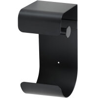 Double Toilet Paper Holder black