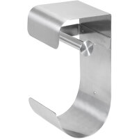 Double Toilet Paper Holder brushed