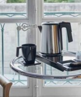 JVD Welcome Tray MAESTRO Black with Kettle DUCHESSE 0.8 L...