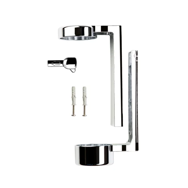 Chrome-plated Holder for Dispenser System with Screws