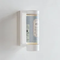 Chrome-plated Holder for Dispenser System with Screws