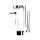 Chrome-plated Holder for Dispenser System with Screws