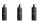 Manipulationssichere Wandhalterung, schwarz aus Edelstahl für GFL Pumpspender 370 - 480 ml