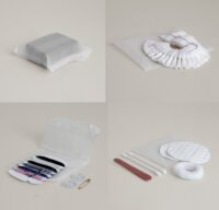 Vanity Set, Beauty Set im Maisstärkebeutel 500 Stück