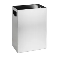 Abfalleimer 21 Liter, Edelstahl, gebűrstet