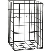 Wire Waste Bin black