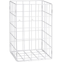 Wire Waste Bin white