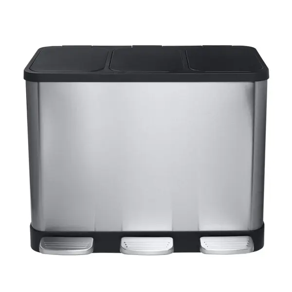 Waste Bin for Sorting 3x14 L with Soft-Close System