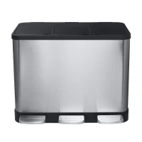 Waste Bin for Sorting 3x14 L with Soft-Close System