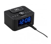 Emberton Multifunktionswecker mit kabellosem Laden und Lautsprecher