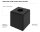 Corby Cube Tissue Box Cover black