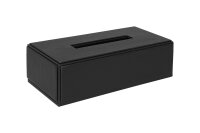 Corby Highland rechteckige Hotelkosmetiktuchbox, schwarz