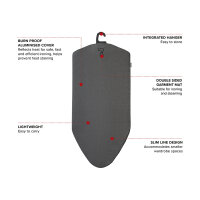 Corby Darlington Garment Mat in Dark Grey