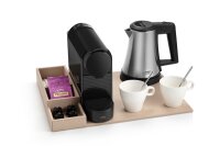 BTRAY Hotel Welcome Tray SNAP with Condiment Box beige