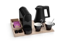 BTRAY Hotel Welcome Tray SNAP with Hotel Kettle STAR 0,5 l BLACK