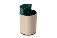 Btray doppelwandiger Abfalleimer in Beige 10 Liter