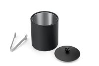 Btray Eiswürfelbehälter Slush, schwarz  aus PU Leder