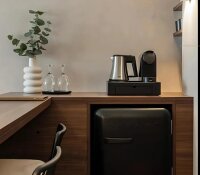 Btray Eiswürfelbehälter Slush, schwarz  aus PU Leder
