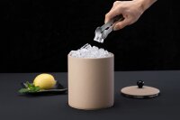 Btray Eiswürfelbehälter Slush, schwarz  aus PU Leder