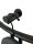 Compact Luggage Rack with Leather Straps beech wood black