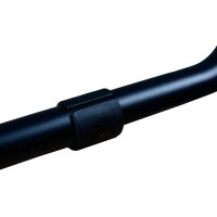 Economy Hotel Kofferablage in Schwarz mit Nylongurten