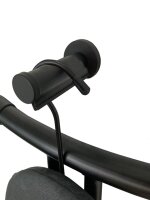 Steel Luggage Rack with Nylon Straps black