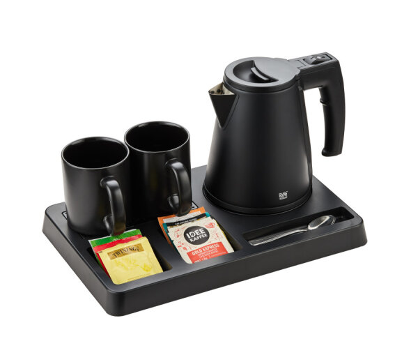 Emberton Welcome Tray Andover with Sachet Holders and Kettle Malvern 0.5 L