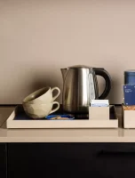 Willkommenstablett Sophia von Bentley – Beige, Metall