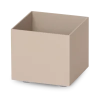 Lucy Aufbewahrungsbox von Bentley – Beige, Metall