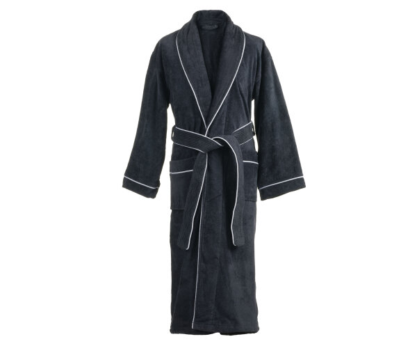 Bathrobe Shawl Collar Valencia anthracite, size S