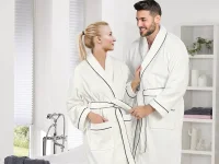 Bathrobe Shawl Collar Valencia anthracite, size S