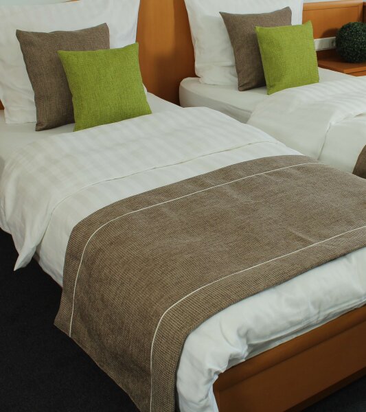 Bettläufer Dallas, 65 x 150 cm, Taupe